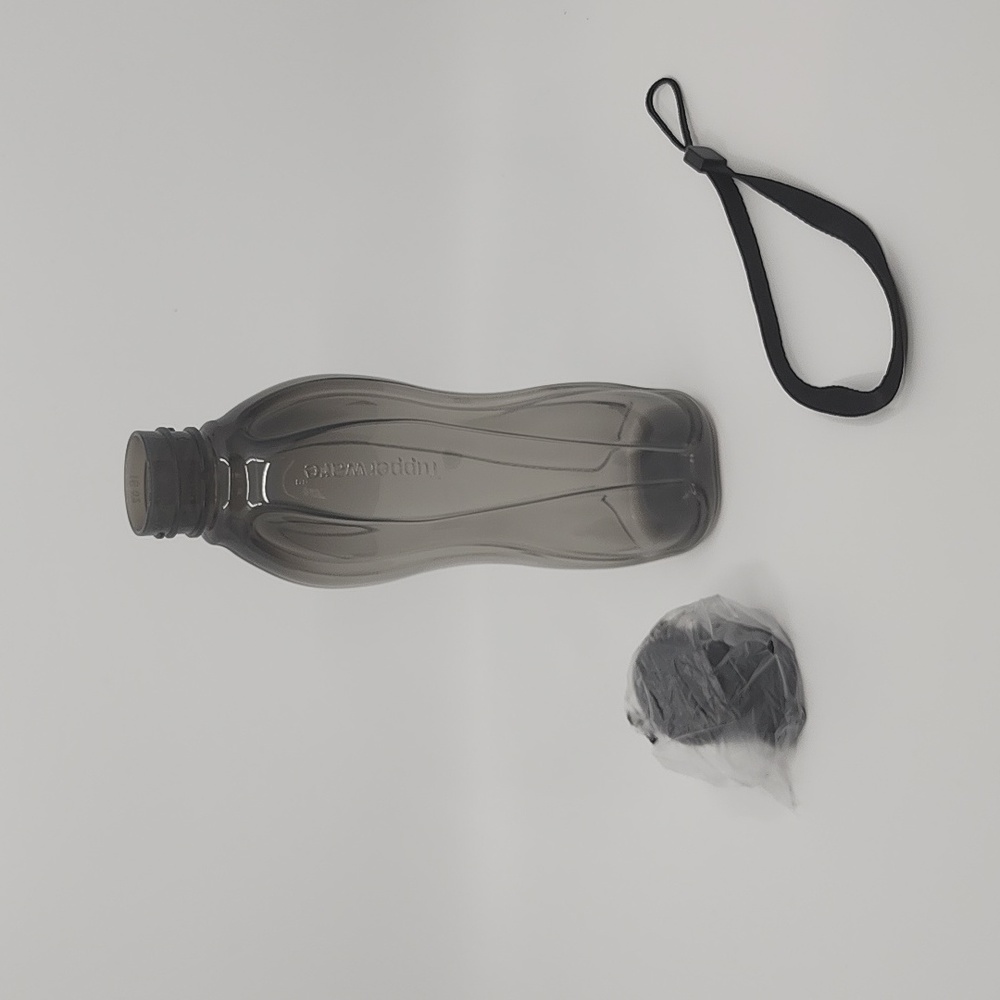 Tupperware Eco water bottle with Strap 500ml New Black